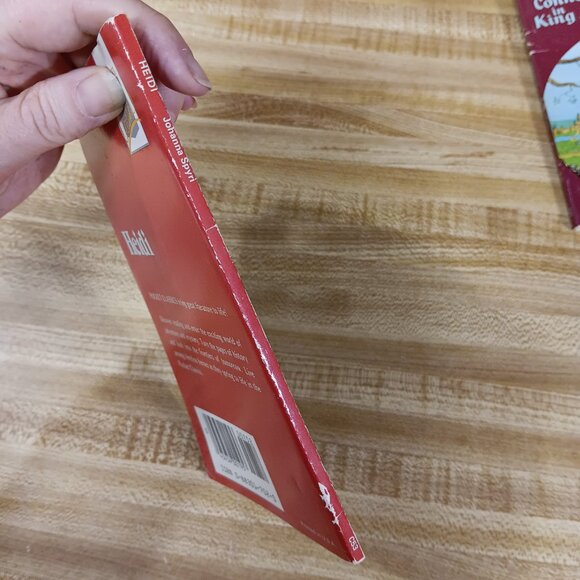 Heidi Johanna Spyri  1984 B&W Pocket Classics Comic Paperback VTG Swiss Fiction - Picture 3 of 6